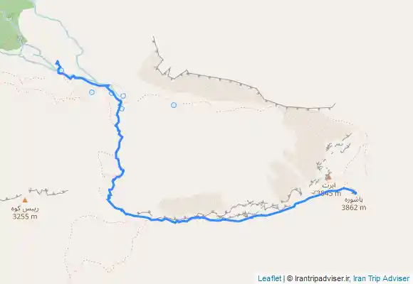 ترک جی پی اس قله پاشوره