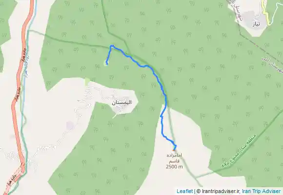 ترک جی پی اس دشت اول به قله امام زاده قاسم الیمستان