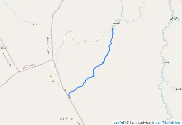 ترک جی پی اس چهل چشمه قله زلیخا