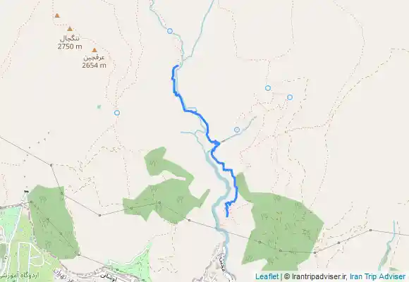 ترک جی پی اس داراباد - آبشار چال مگس