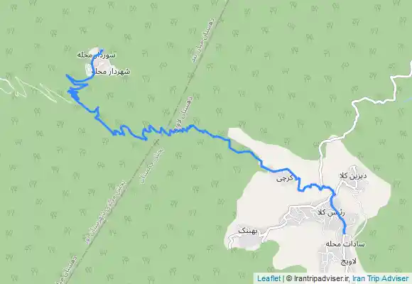 ترک جی پی اس ازقله سوردار به لاویج