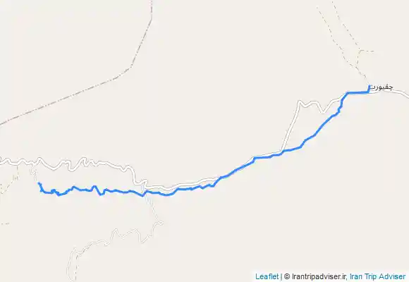 ترک جی پی اس مسیر پیاده روی روستا چغیورت - آبشار پونه زار