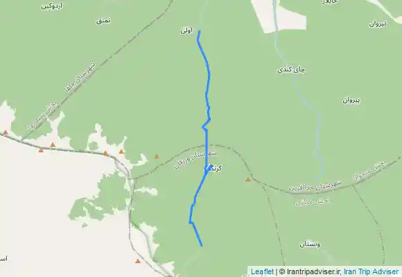 ترک جی پی اس چیچکلو به کرینگان و روستای اولی