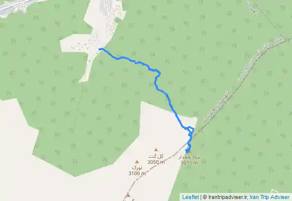 ترک جی پی اس قله شاه علمدار