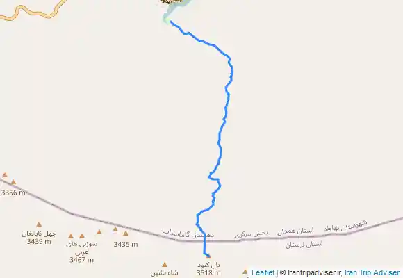ترک جی پی اس یال کبود از سراب گاماسیاب ۲۳ خرداد ۹۹