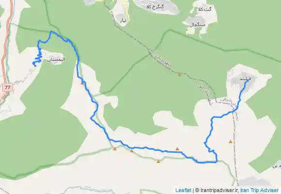 ترک جی پی اس کوهنوردی از ییلاق فیلبند تا روستای لهاش از مسیر قله حسین بن-Filband to Lohash From Hasinben Peak