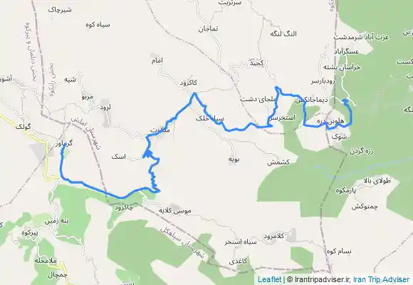 ترک جی پی اس کمپ در تاج سد شوک ، و حرکت به گرماور