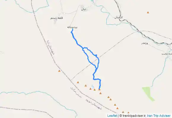 ترک جی پی اس ترک کوه سنبران لرستان