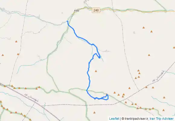 ترک جی پی اس Chapakrou Summit - چپکرو از مسیر یالرود