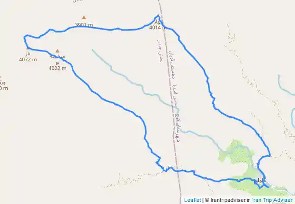 ترک جی پی اس قله ناز و کهار