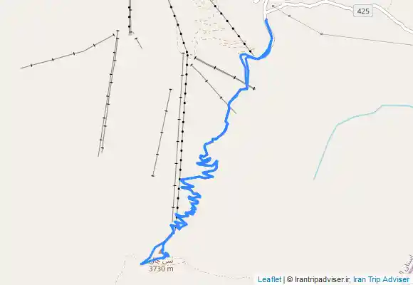 ترک جی پی اس پارکینگ دیزین به قله سی چال