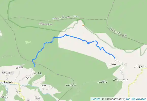 ترک جی پی اس استخرگاه جیرونی قله درفک اربوناب