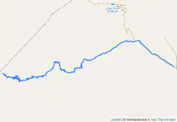 ترک جی پی اس مسیر برگشت قله پیر هشتاد