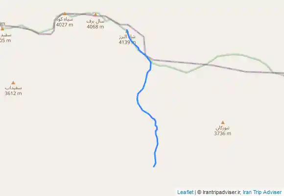 ترک جی پی اس كمپ به قله شاه البرز