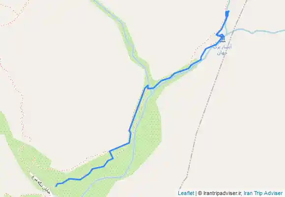 ترک جی پی اس گلگشت آبشار برگ جهان