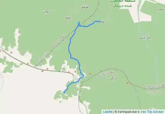 ترک جی پی اس سید جبرییل تا روستای اولی‎‎‎‎