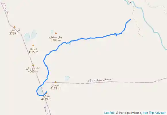 ترک جی پی اس صعود قله کلونچی از کول خدنگ