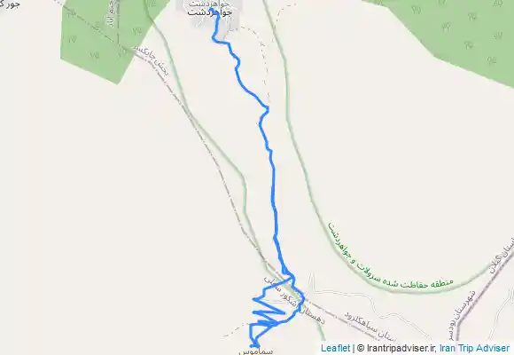 ترک جی پی اس صعود به قله سُماموس از روستای جواهردشت 
