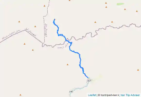 ترک جی پی اس قله میشینه مرگ- مسیر باغات روستای لزور