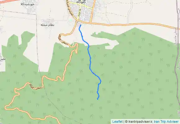 ترک جی پی اس ابشار مشی گلوگاه