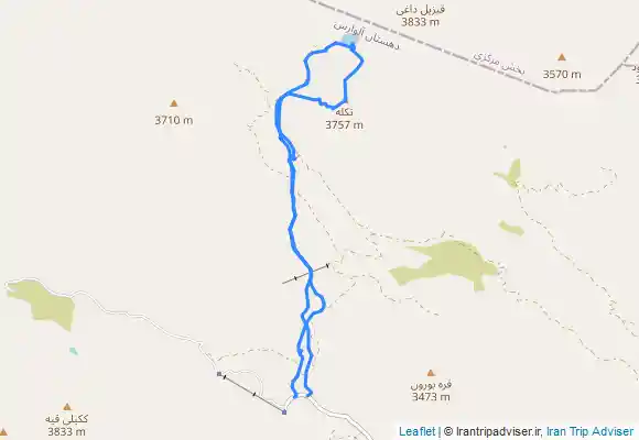 ترک جی پی اس قله تکله takleh summit