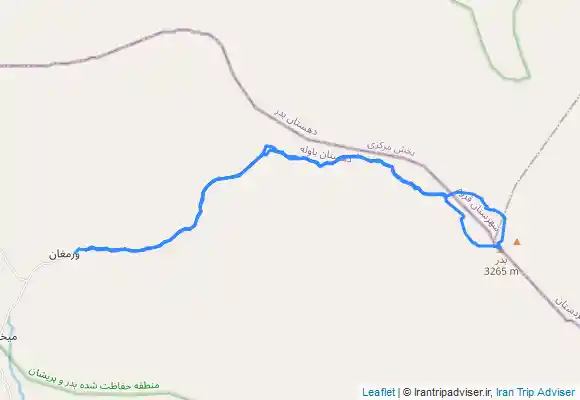 ترک جی پی اس قله بدر ارتفاع ۳۳۰۰