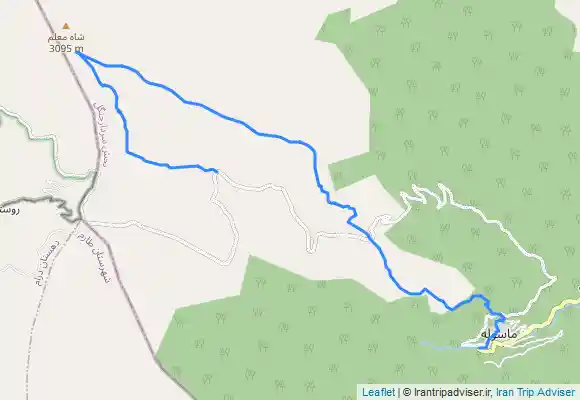 ترک جی پی اس Shah Moalem Summit شاه معلم مسیر جنوبی ویال شرقی