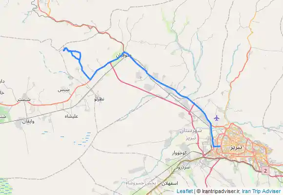 ترک جی پی اس کوهپیمایی قره بلله به آبشارسرکندیزج