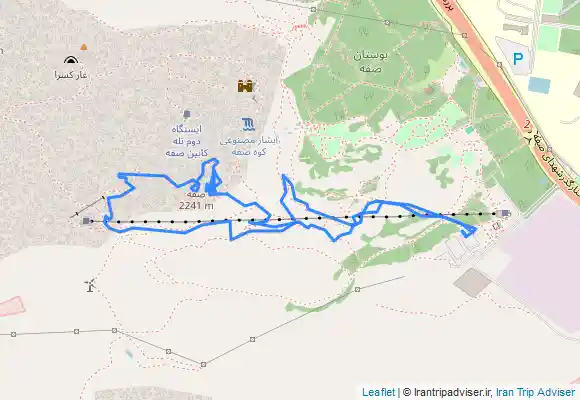 ترک جی پی اس 99/04/20 - قله صفه از مرعشی