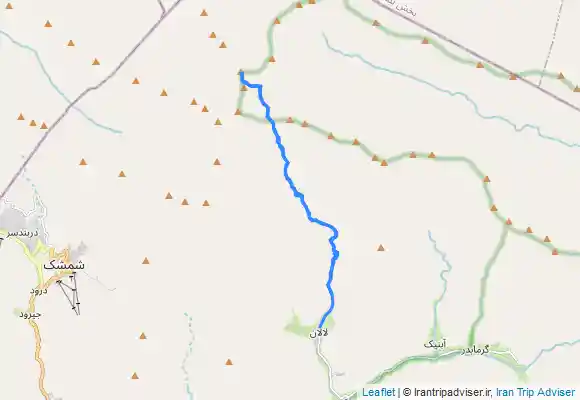 ترک جی پی اس kholeno summit - قله خلنو بهترین مسیر رفت و برگشت از شن اسکی