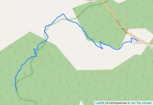 ترک جی پی اس Kharpap Waterfall آبشار خرپاپ