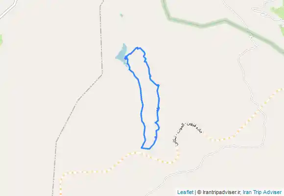 ترک جی پی اس Iran, Le lac Alé Boum, massif d'Alamout