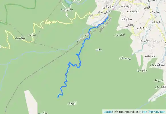 ترک جی پی اس آبشار جلیسان تودارک