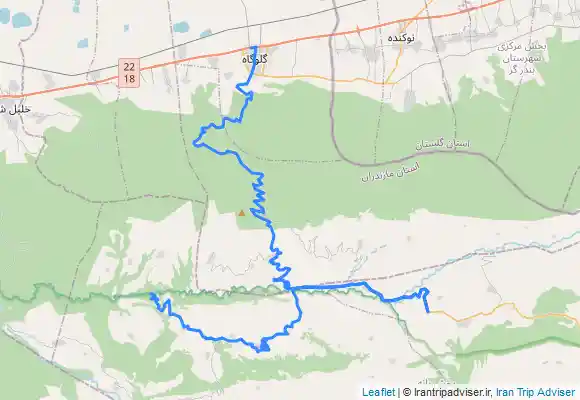 ترک جی پی اس آبشار سنبي