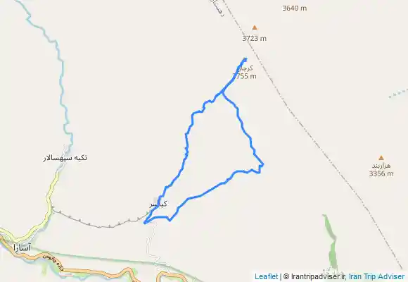 ترک جی پی اس قله کرچان