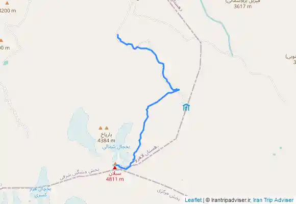 ترک جی پی اس گرده شمالی سبلان