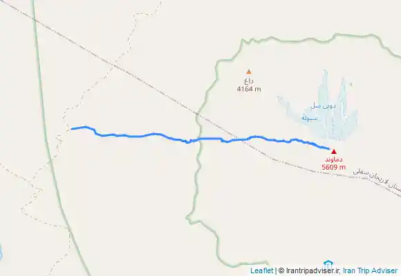 ترک جی پی اس دماوند زیبا مسیر غربی