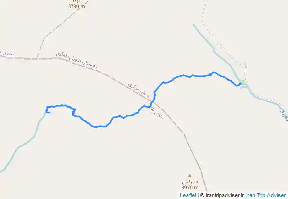 ترک جی پی اس دره قیله و آبشار طوف شهسواری