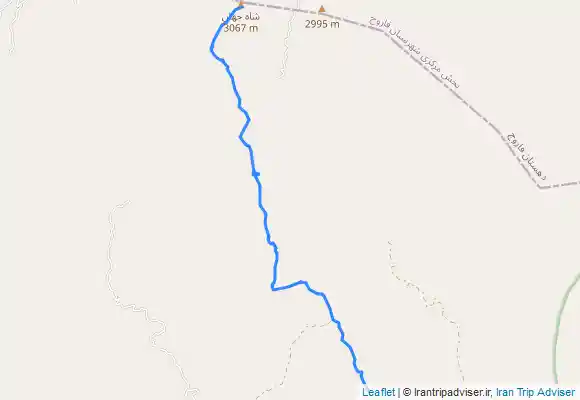 ترک جی پی اس بام استان خراسان شمالی قله شاه جهان