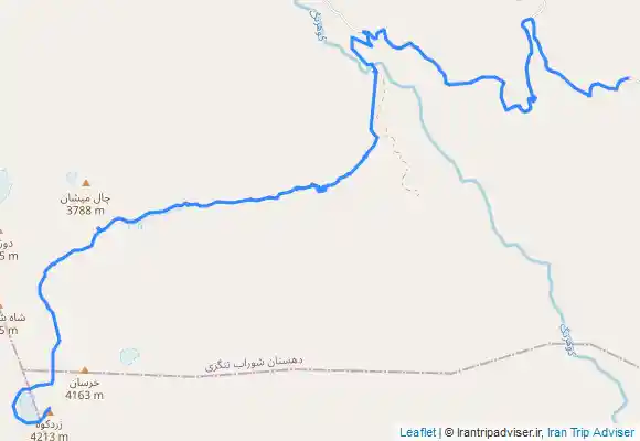 ترک جی پی اس صعود قله کلونچین مسیر کول خدنگ