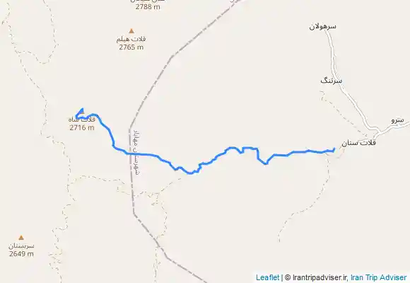 ترک جی پی اس ghalat shah mountain قلات شاه