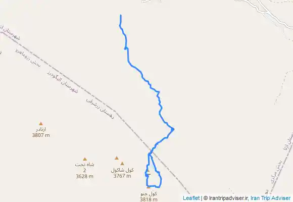 ترک جی پی اس قله کل جنو