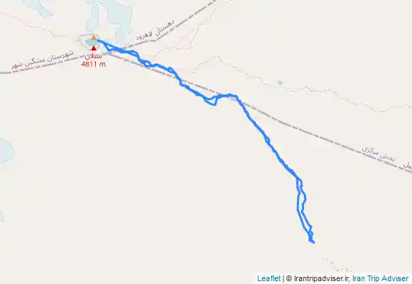 ترک جی پی اس قله سبلان جبهه جنوب غربی