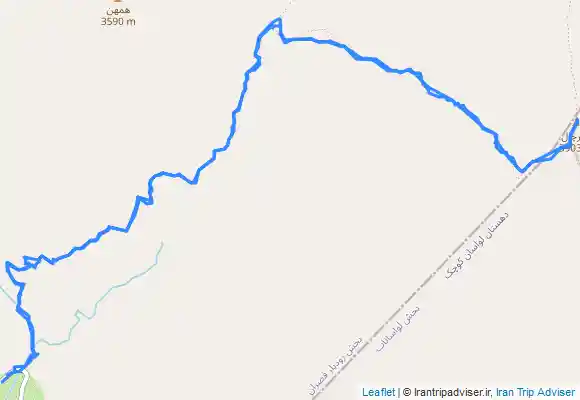 ترک جی پی اس Mehrchal peak قله مهرچال