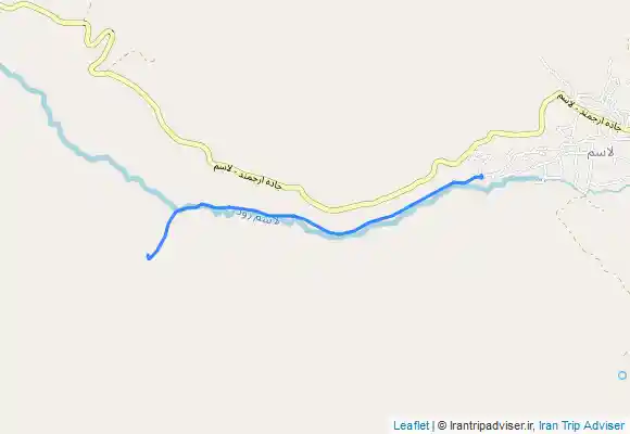 ترک جی پی اس Abmorad Lasem Waterfall آبشار آبمراد لاسم