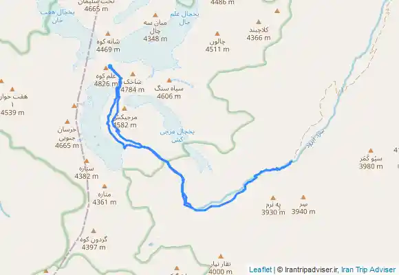 ترک جی پی اس علم کوه