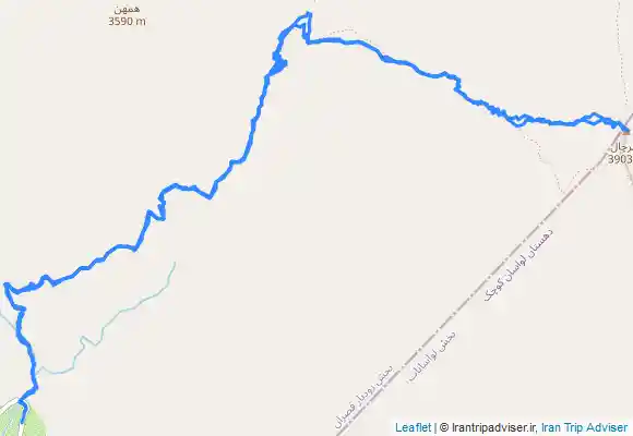 ترک جی پی اس قله مهرچال از روستای امامه، جمعه، ۱۳۹۹/۰۵/۲۴