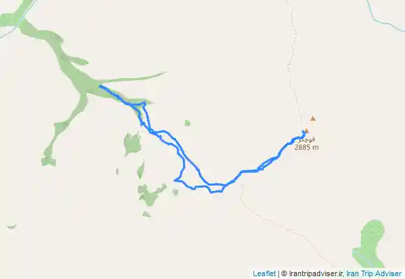 ترک جی پی اس قوچگر از مسیر گرینه ارتفاع ۲۸۹۰ متر