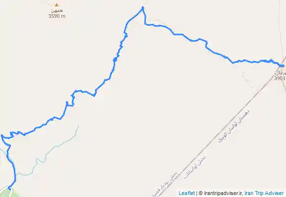 ترک جی پی اس قله مهرچال