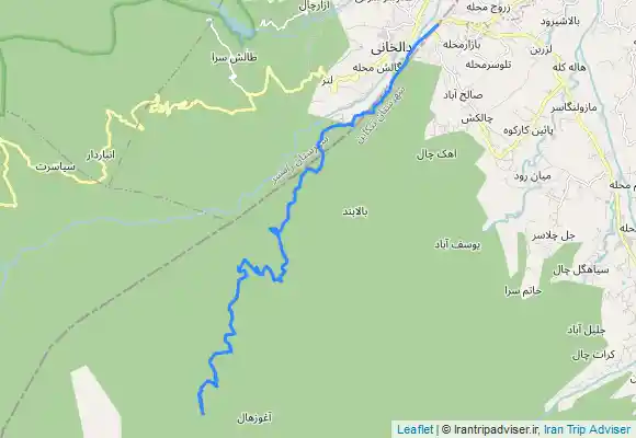 ترک جی پی اس Jelistan Waterfall آبشار تودارک یا جلیستان